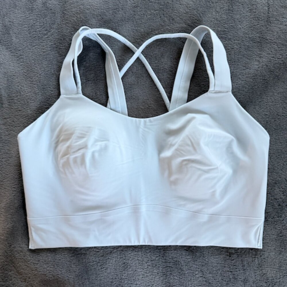 lululemon Like a Cloud Ribbed Bra for D/DD Cup - Light Blue - Size 10
